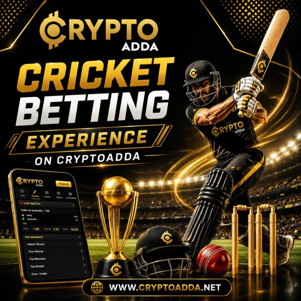 Cricket Betting Experience on Cryptoadda