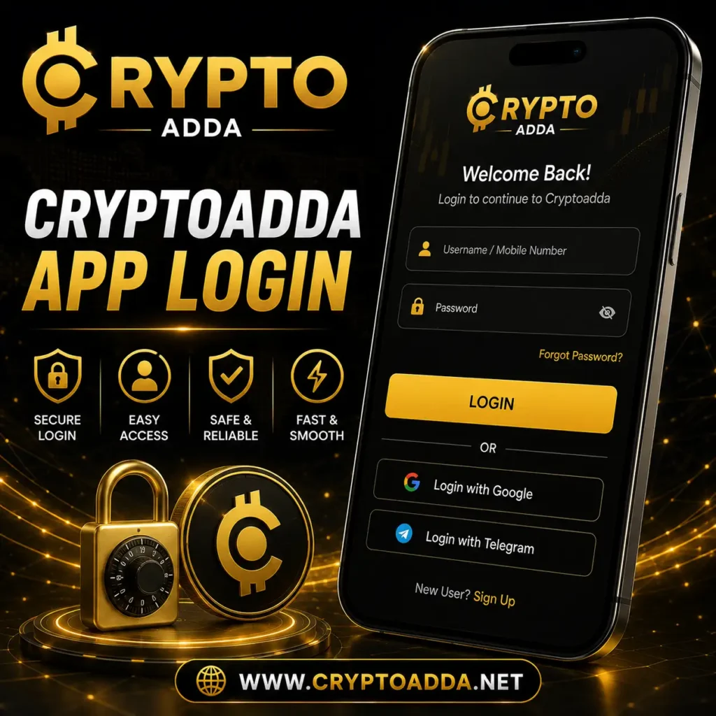 Cryptoadda App Login